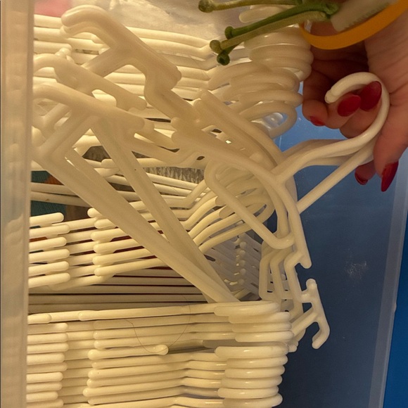 Other - Baby/Toddler White Plastic Clothes Hangers